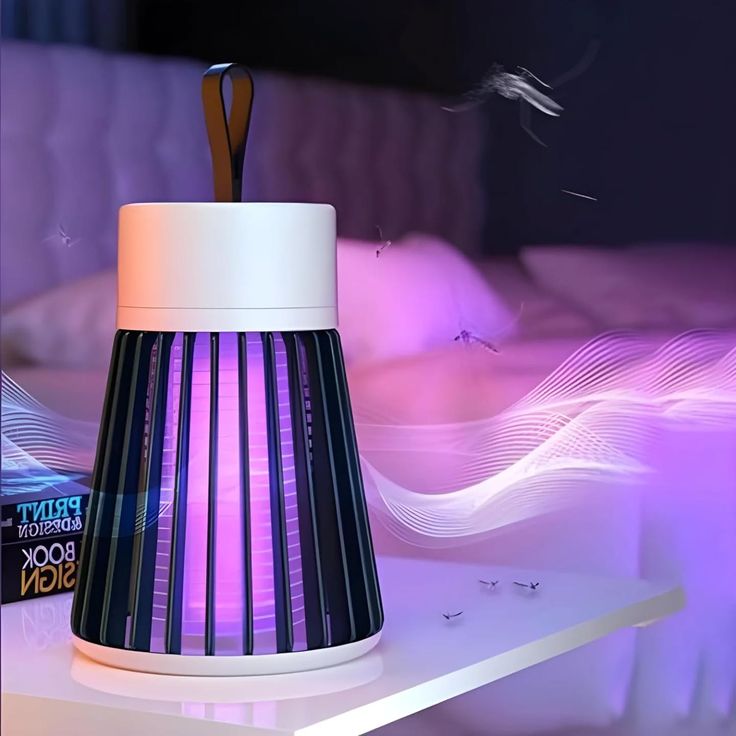 Rechargeable UV Mosquito Killer Lamp – Electric Insect Zapper Trap with LED Light